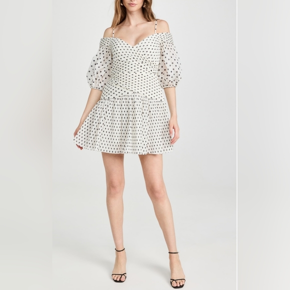 Zimmermann Pleated Mini Dress size 2 AU NWT - Picture 2 of 5